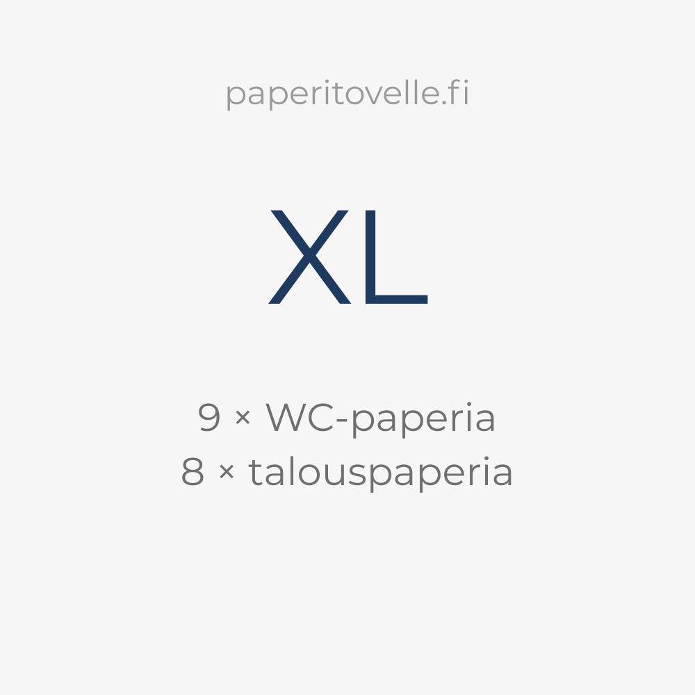 XL — paras arjen varastopakkaus 🚀
